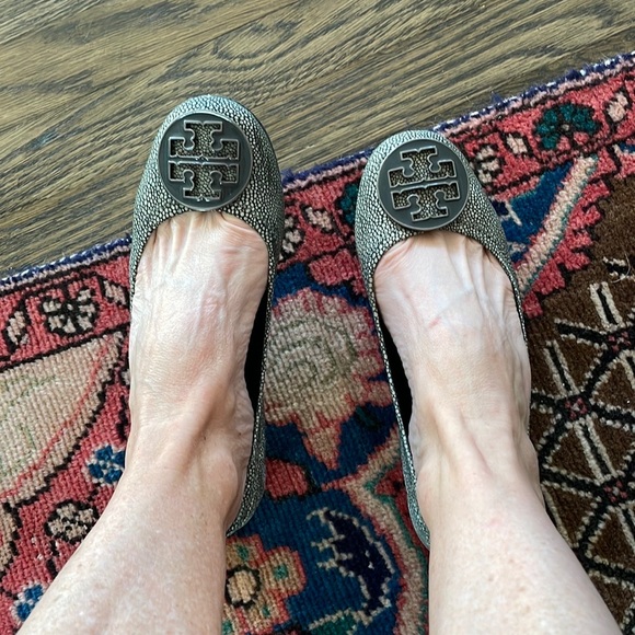 Tory Burch Stingray Ballet Flats - Picture 2 of 4